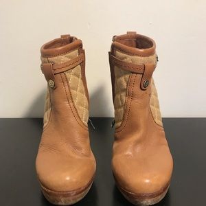 BCBG Camel Booties